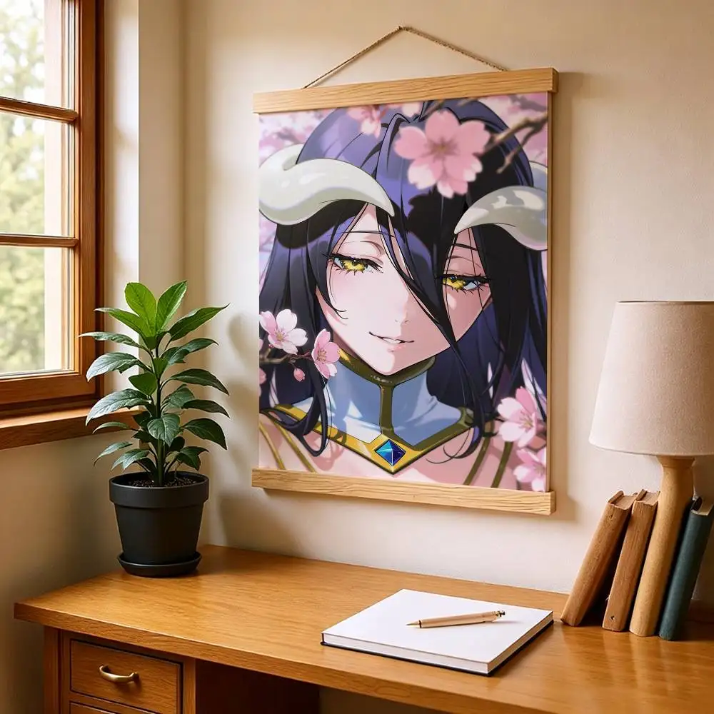 Фото Постер A-Albedo Anime O-Overlord HD, самоклеящийся, водонепроницаемый, для декора стен, идеально подходит для дома, офиса, общежития, подарок, с возможностью индивидуального оформления №2