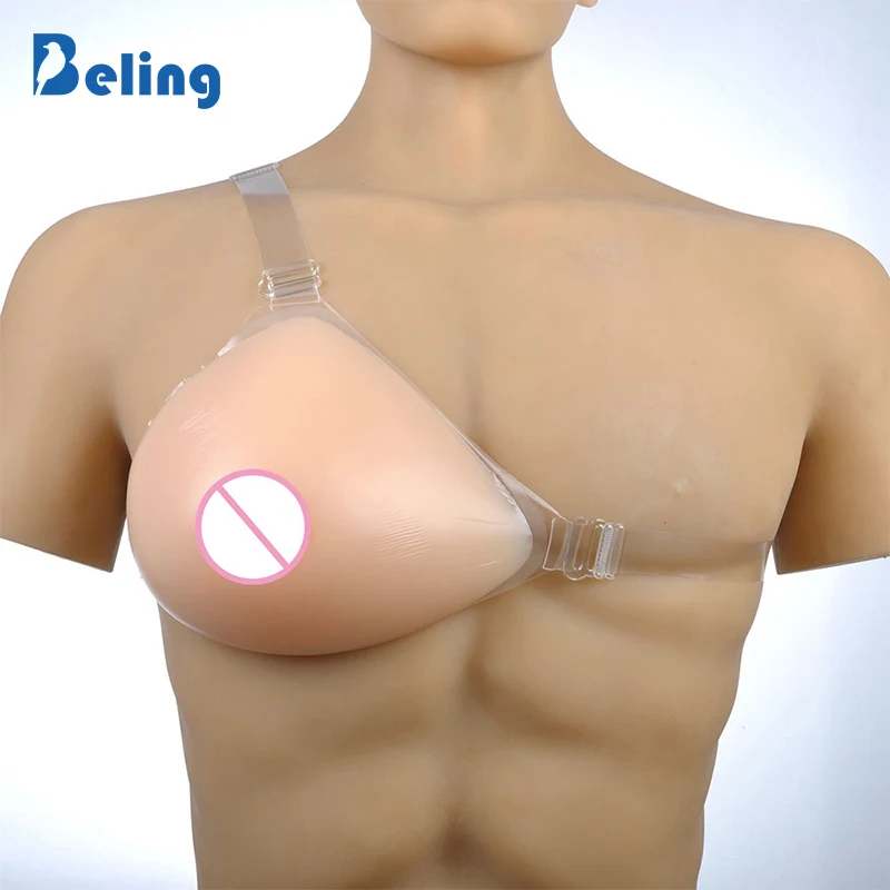 

Beling Lifelike Silicone Breast Pad Fake Boob For Women Mastectomy Shoulder Strap Breast Prosthesis Cancer or Enhancer