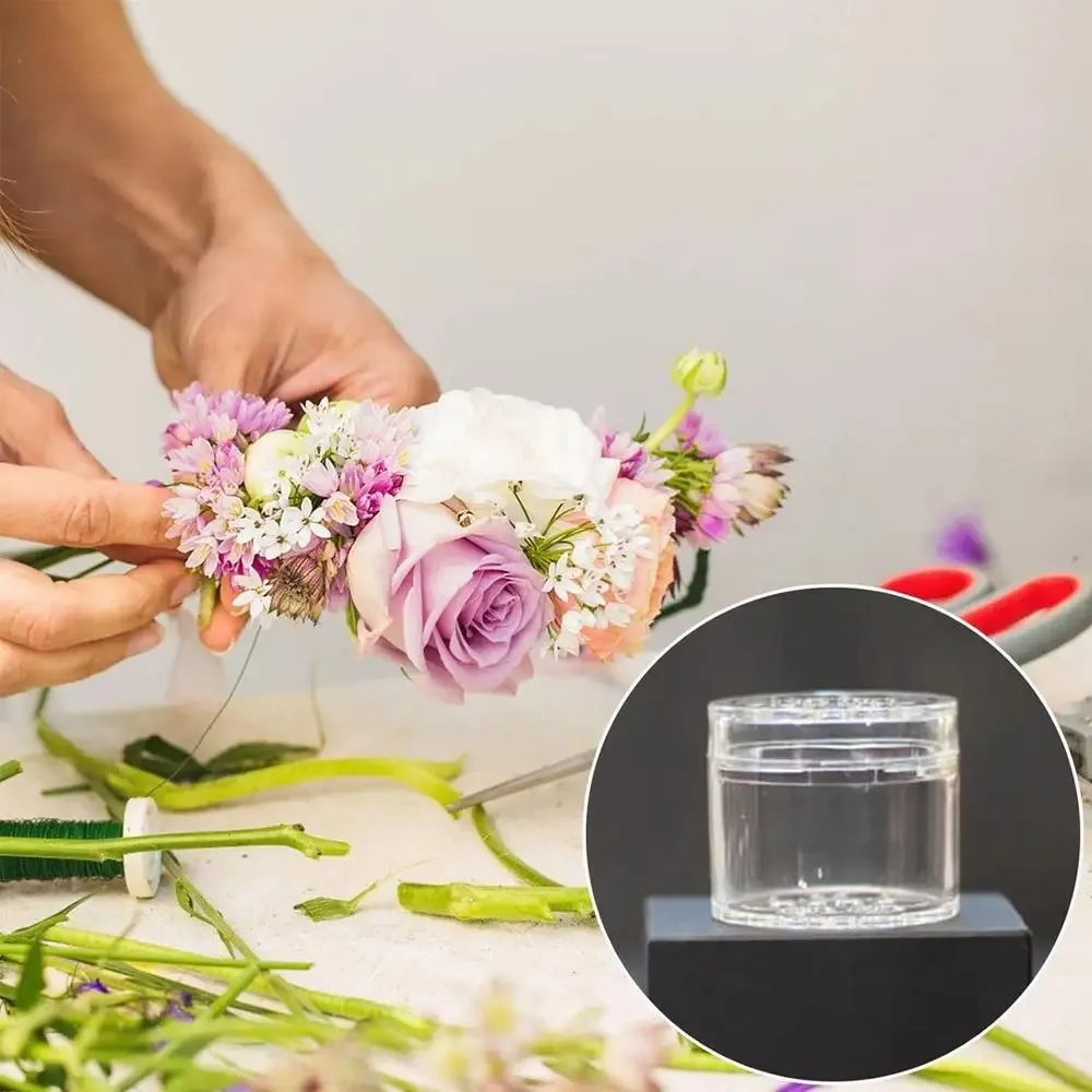 Прозрачный Спиральный Держатель Для Стебля Цветов Ikebana DIY Цветочный