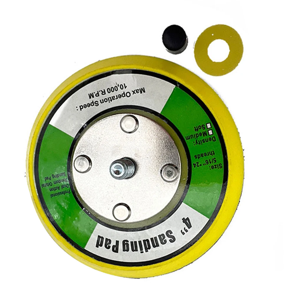 1 шт. 4-дюймовый шлифовальный диск пневматический задняя пластина подложка для