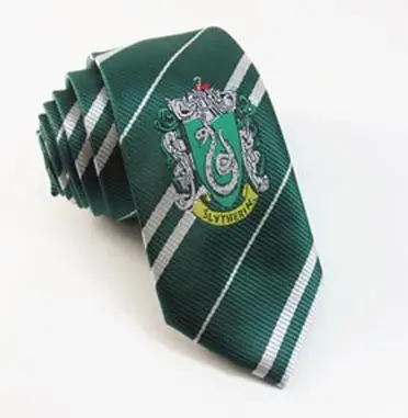 Галстук Harries School of Witchcraft and Wizardry uniform tie anime COS clothing полосатый значок Женские Мужские