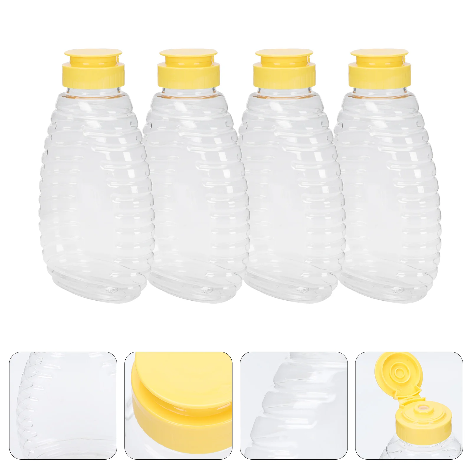 

Syrup Jar Bottles Ketchup Bottle Clear Container Condiment Container