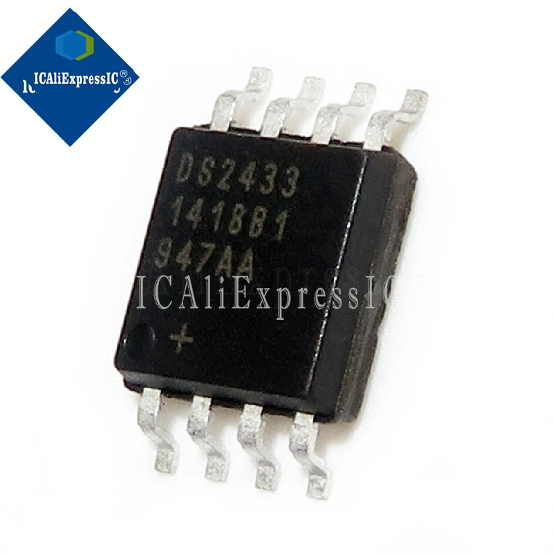 1 шт./лот новый DS2433 DS2433S + DS2433S-500 DS2433-500 микросхема литиевой батареи SOP-8 в наличии
