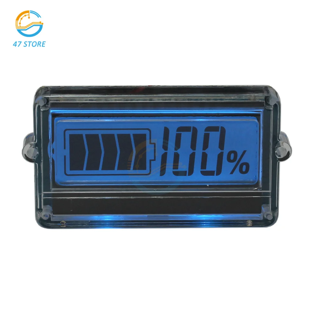 

Waterproof DC 12V Blue Digital Battery Capacity Indicator Charge LED Tester Voltmeter