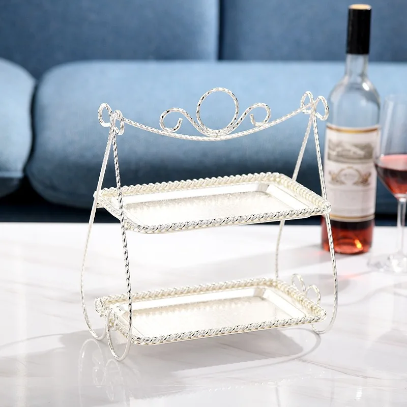 

Европейский стиль, серебристый поднос для высушенных фруктов, блюдо для конфет, блюдо для фруктов, десертный стол, подставка для торта, демонстрационный стол