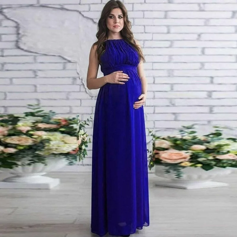 

Новинка Платье для беременных больших размеров шифоновое платье для беременных женщин Одежда для беременных фотографий платья