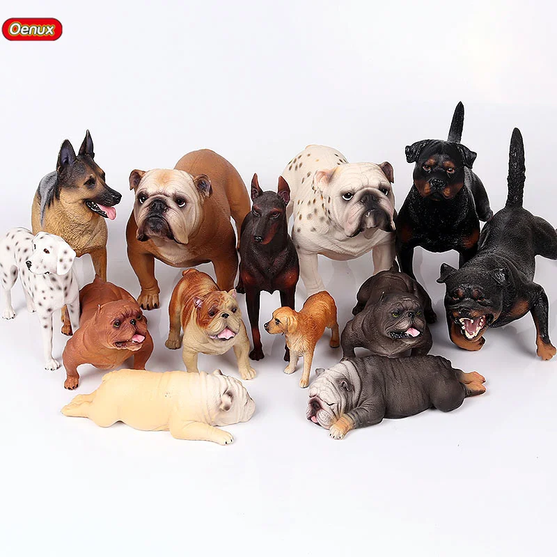 

Genuine Big Dog Animal Simulation Doberman Rottweiler Corgi Shepherd Dog Action Figures Pvc Lovely Pet Model Toys Kids Gifts