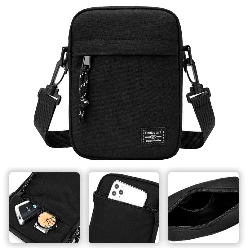 Мини-сумка Через Плечо Унисекс Из Ткани Оксфорд Сумка Повседневная