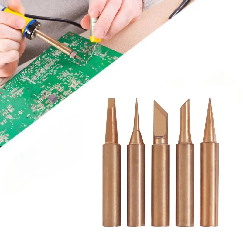 

1Set 900m-T-I 900M-T-B Welding Tool Lead-Free Soldering Iron Head Bit for Welding Accessories Soldering Iron Tip