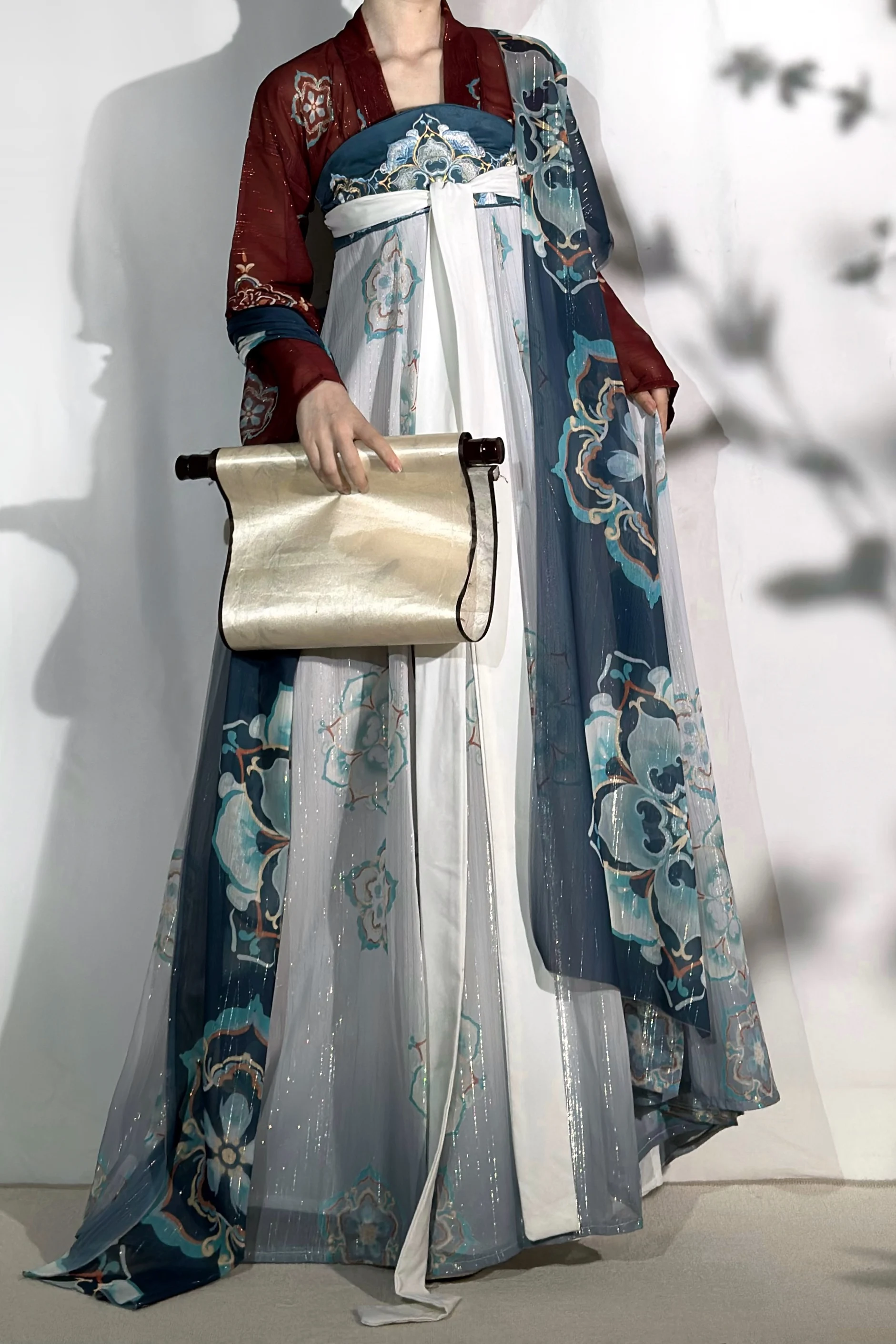 

Spring and Summer Tang Chest-High Dress Han Chinese Clothing Suits for Women