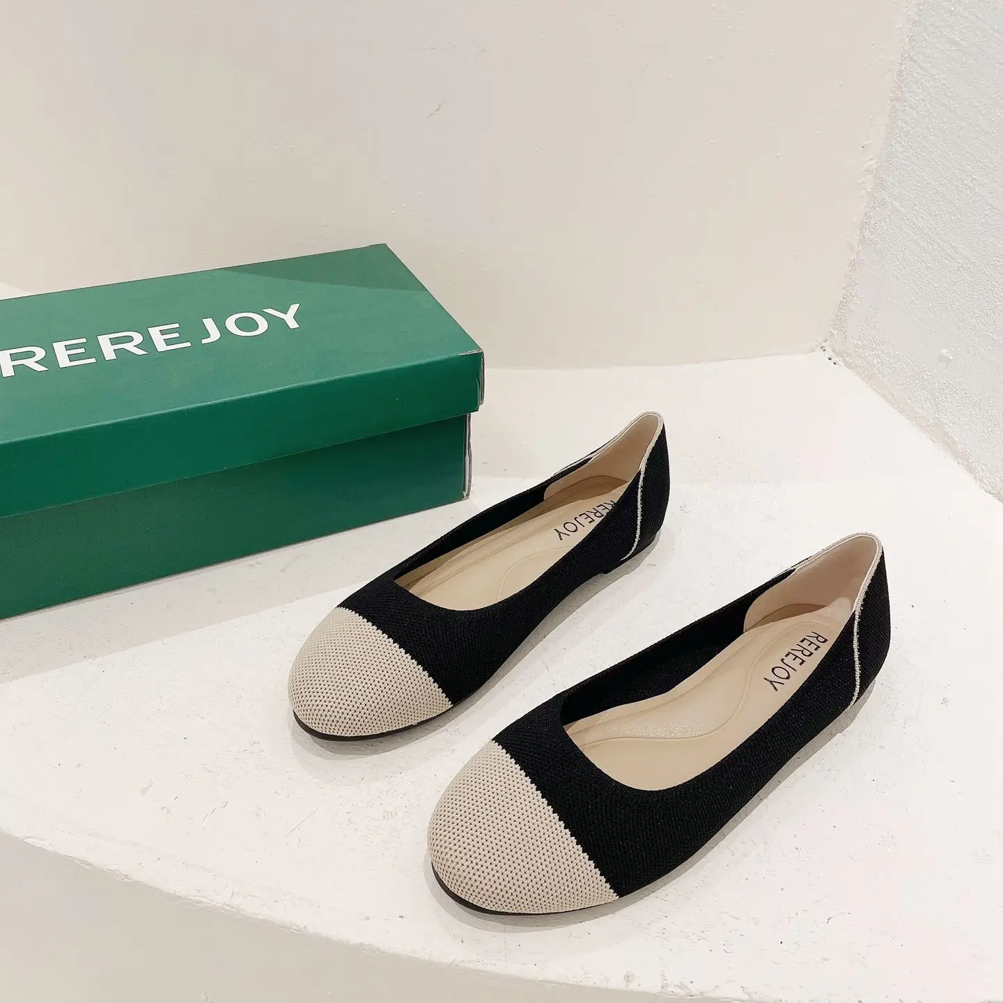 Туфли женские трикотажные на плоской подошве Размеры 35-43