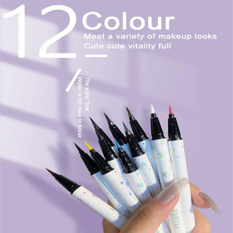 

Подводка для глаз водостойкая матовая водостойкая, 12 цветов