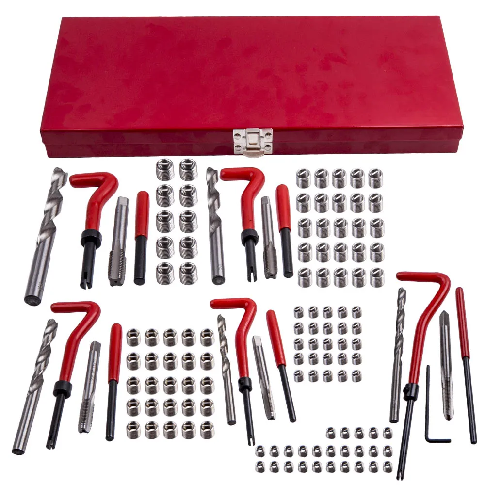 Набор для ремонта резьбы в полоску 1/4 дюйма M5 M6 M8 M10 M12 1/2