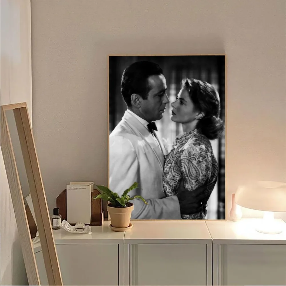 Винтажный Постер Фильма касабланка Без Рамы Современный Стиль Крафт-бумага