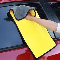 car wash microfiber towel thickened car detailing cleaning drying auto washing cloth no trace car glass absorbent wash towel