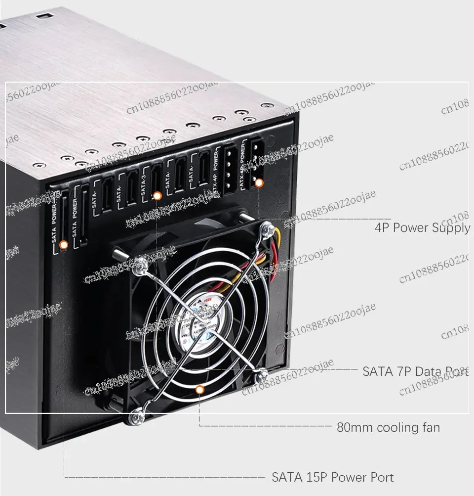Unestech 3 5-дюймовый 5-ступенчатый SATA без лотка с возможностью горячей замены 5 25 дюйма