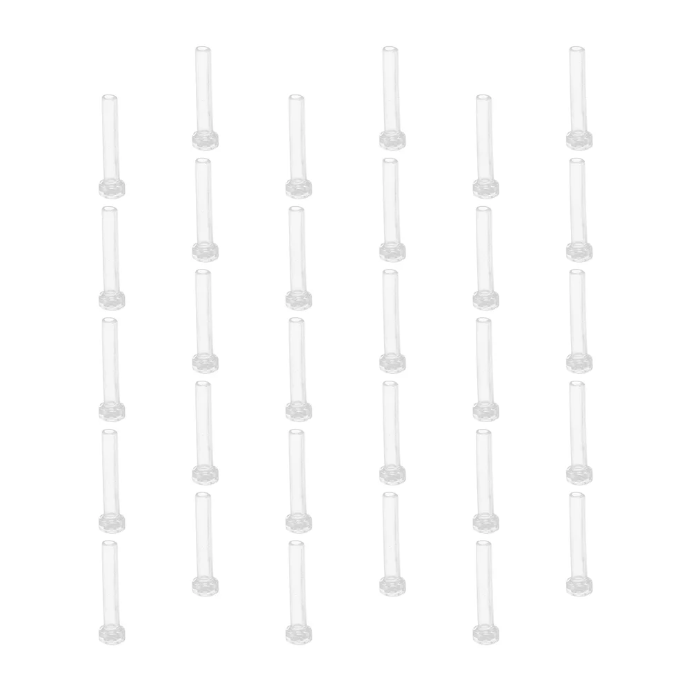 

Auricular Cannula Protector Covers Stud Tube Sleeves Earring Anti-sensitive Protectors Studs Needle Earrings Clear