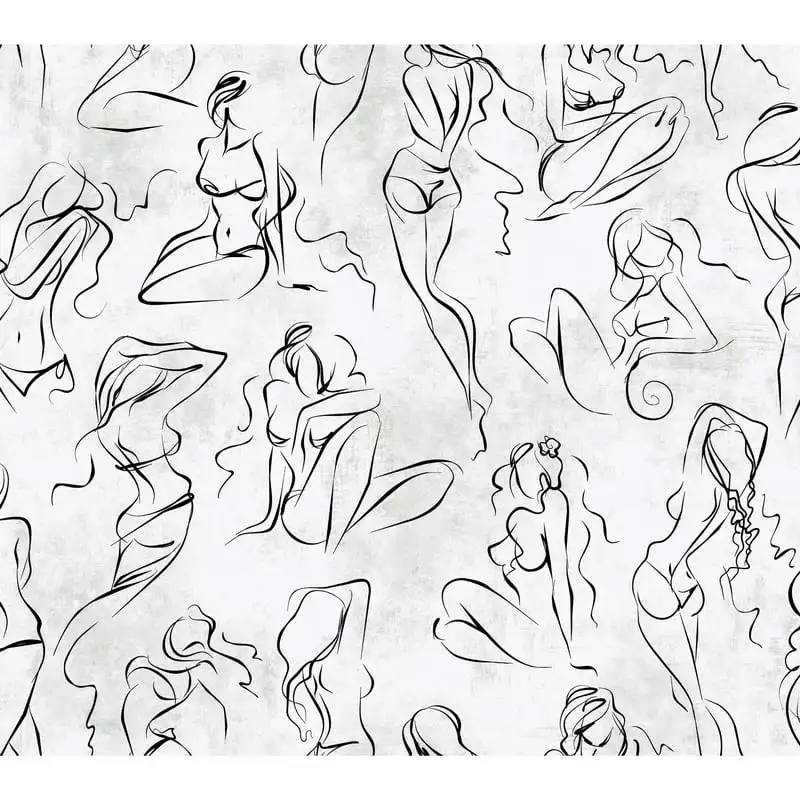 

Wallcoverings Barely There White Removable Wallpaper