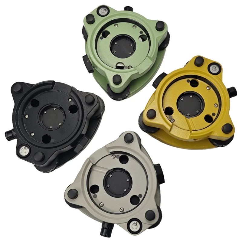 Трехкулачковый зеленый трегер с оптическим отвесом для штатива Leica