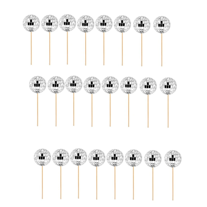 24 шт. светоотражающие топперы для торта