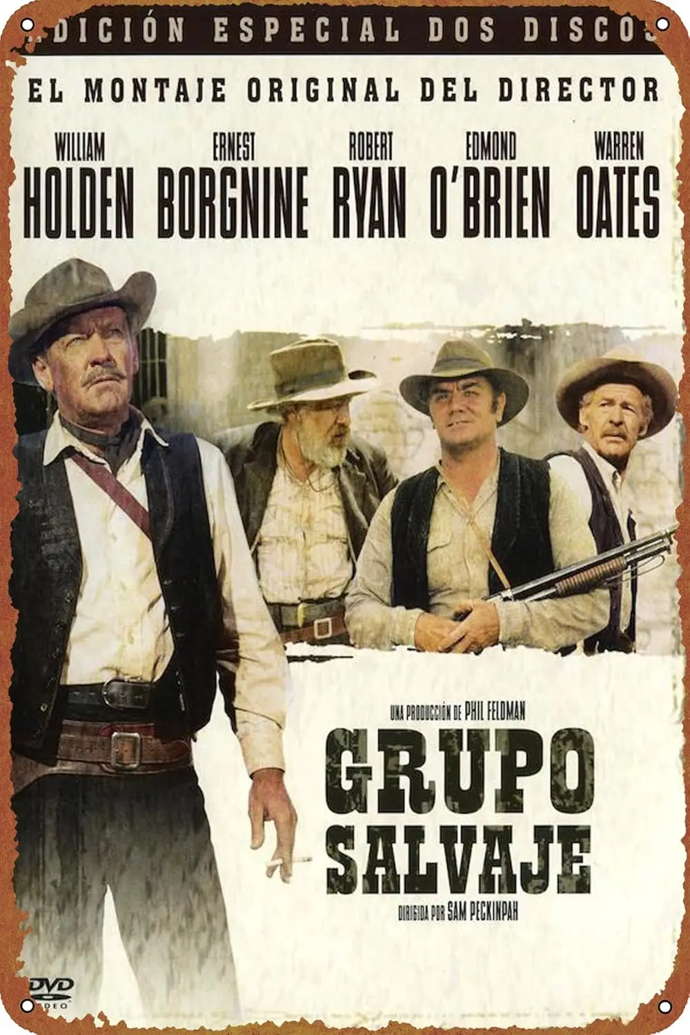 

Постер фильма «Дикий пучок» в стиле ретро, винтажный забавный металлический оловянный знак, уличный декор для кухни, бар, паб, клуб, кафе, дом, внутренняя домашняя стена, декабрь