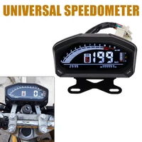 universal motorcycle digital speedometer tachometer dashboard instrument panel meter lcd 12000 rpm for 1 2 4 cylinder yg150 23