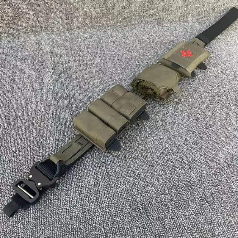 

Tactical Belt 4.5 Metal Buckle Laser MOLLE Belt 1.75 Inch Tactical military training belt CS belt Laser molle belt