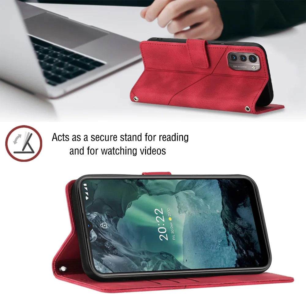 Фото Чехол-кошелек для телефона Nokia c02 c32 g22 c22 c12 c31 x30 g60 g100 c200 c100 g400 g21 g11 ta-1522 ta-1534 №5