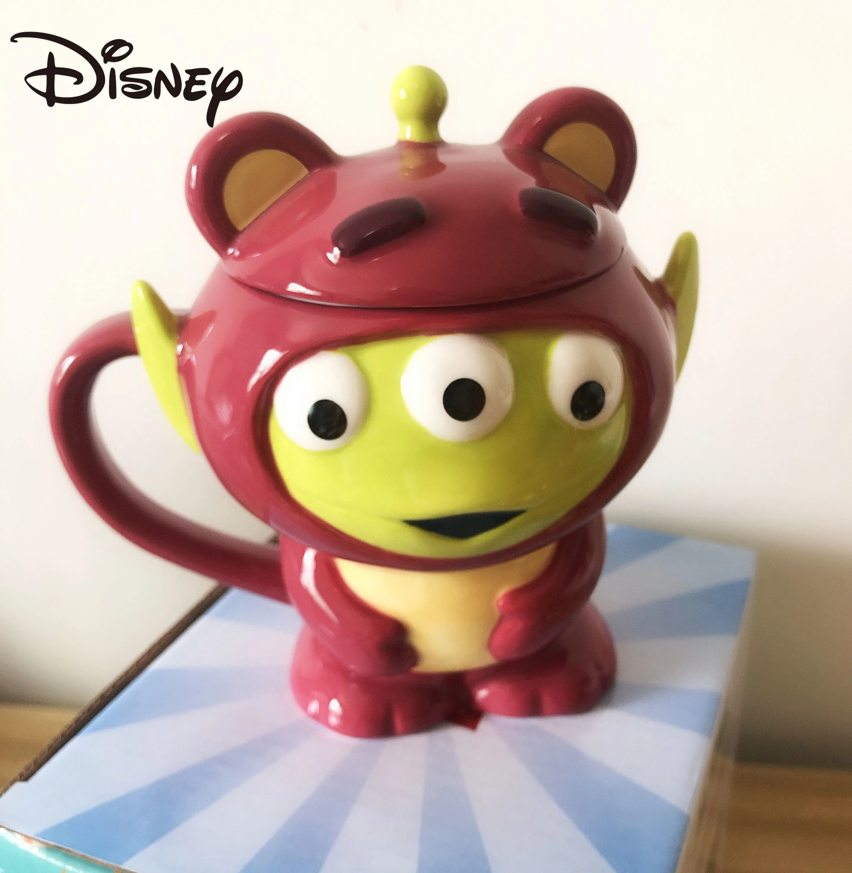 

Disney Cartoon Toy Story Three Eyes Alien Cartoon Cup Teapot Ceramic Water Cup Gift Cup