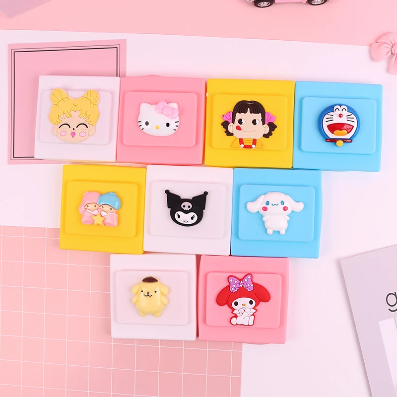 

Kawaii Sanrios аниме Kuromi Melody Cinnamorol мультфильм переключатель Крышка декор комнаты ВКЛ-ВЫКЛ переключатель стикер выключатель искусственная розетк...