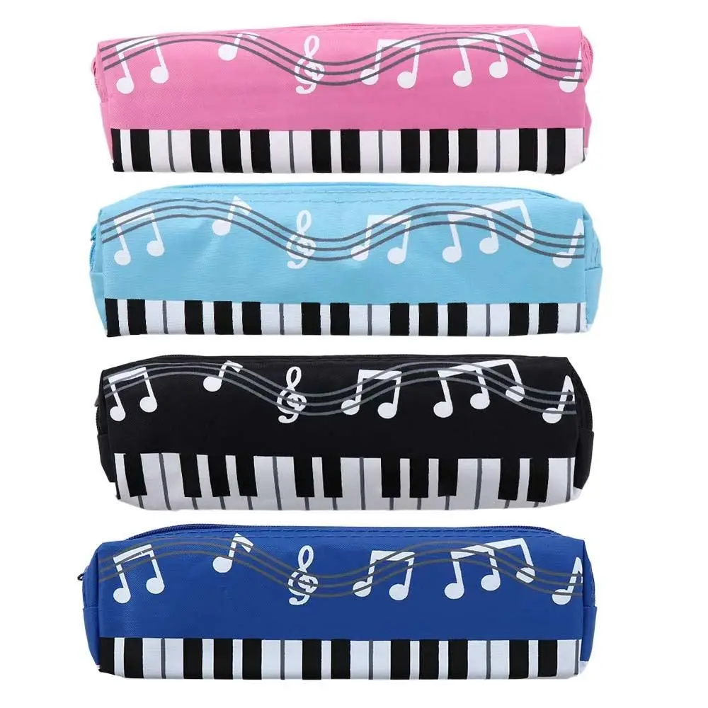 

Pen Bag Oxford Cloth School Stationery Musical Note Piano Pouch Piano Note Pencil Bag Student Pencil Case Musical Pencil Cases