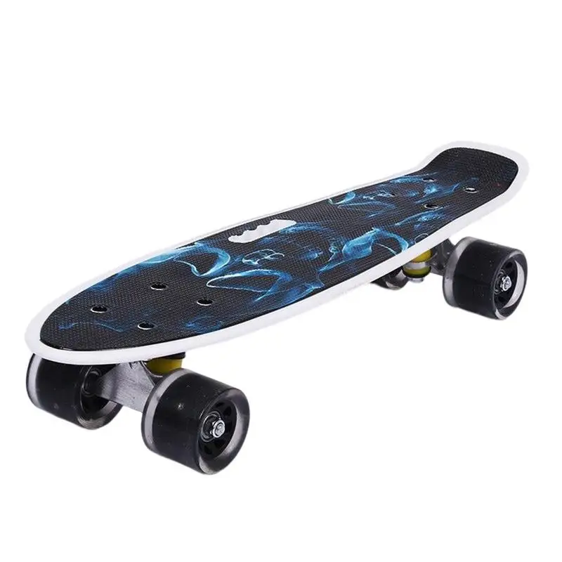 

Skateboards For Beginners 22 In Learn Skateboarding Mini Four Wheel Cruiser Board Easy Carrying Deck Toys With Strong Bearing
