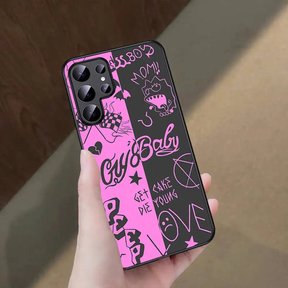 Фото Чехол для телефона Rapper L-Lil P-Peep Hip Hop Rock для Samsung S24 FE, S25 Ultra, S20 Lite, S21, S30, S22, S23, S24, S22 Ultra 5G №4
