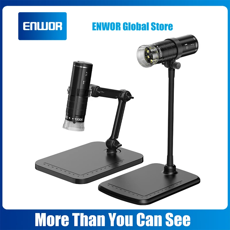 

WiFi Microscope 1000X Microscope HD1080P Digital Electronic Magnifier Camera 8 LEDs Portable Snake Tube Fold for IPhone iPad PC