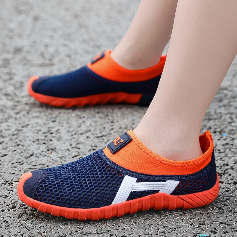 Summer Children Shoes Soft Net Sport Shoes Fashion Light Girls Sneakers Kids Breathable Running Shoes Boys Tenis Shoes Slip On
