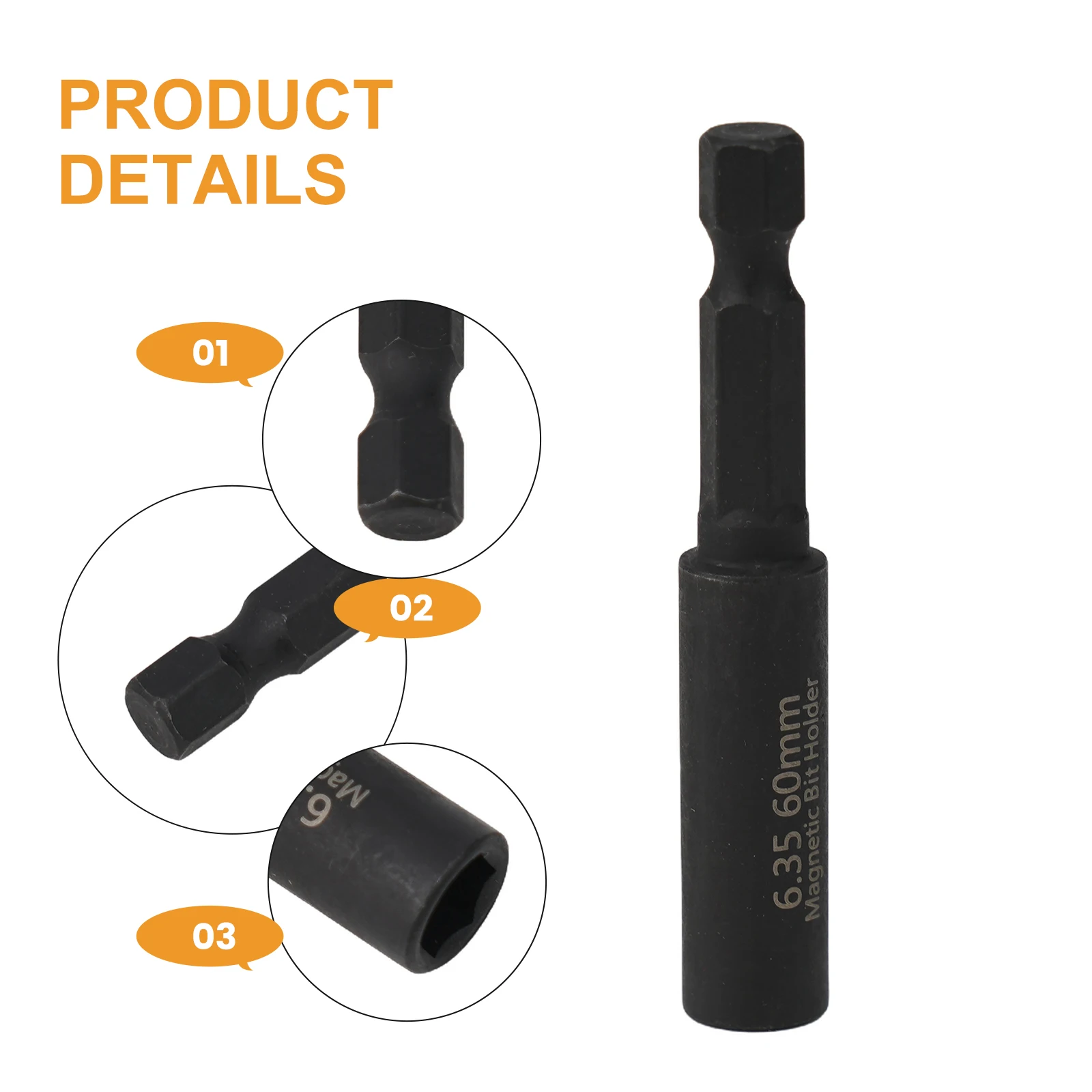 2/5 шт. держатель бит отвертки 1/4 дюйма с шестигранным хвостовиком адаптер для