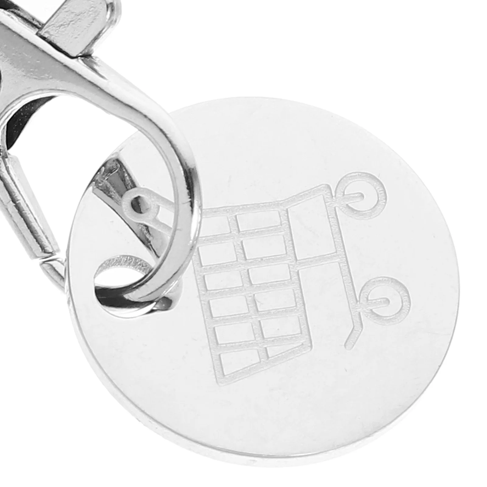 4 шт. держатель для жетонов тележки брелок подвеска портативная тележка из