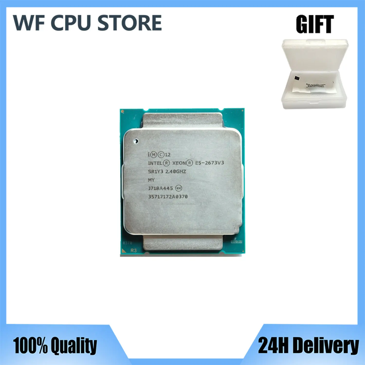 Процессор Intel Xeon E5 2673 V3 2,4 ГГц 12-ядерный 30M LGA 2011-3 процессор E5 2673V3