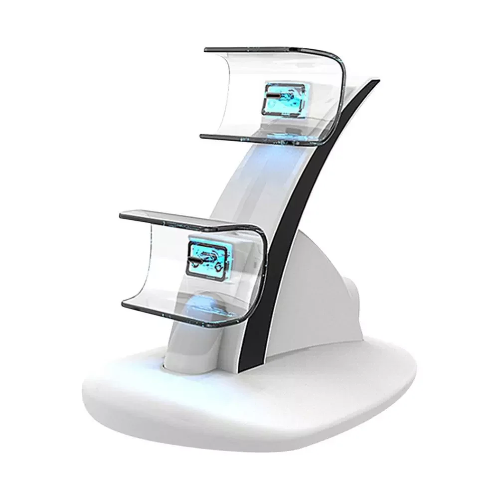 

For PS5 Controller Charger Dual USB Fast Charging Dock Station Stand With USB C Ouput For PlayStation5 DualSense Accessories