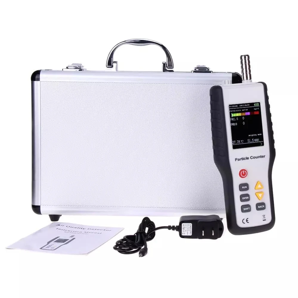 

Hti Hot Sale Particle Counter Ht-9600 Pm2.5 Air Quality Monitoring Dust Meter