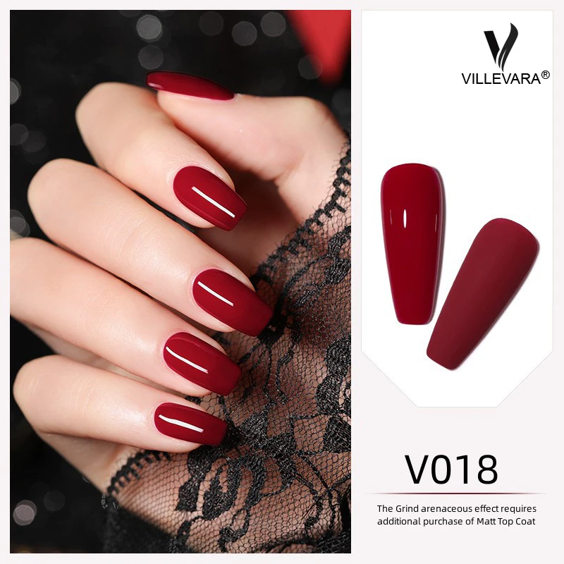 

VILLEVARA 7ml Gel Nail Polish Colorful Hybrid Varnish Manicure Art Semi Permanent Need UV LED Lamp Nail Gel Base Top Coat