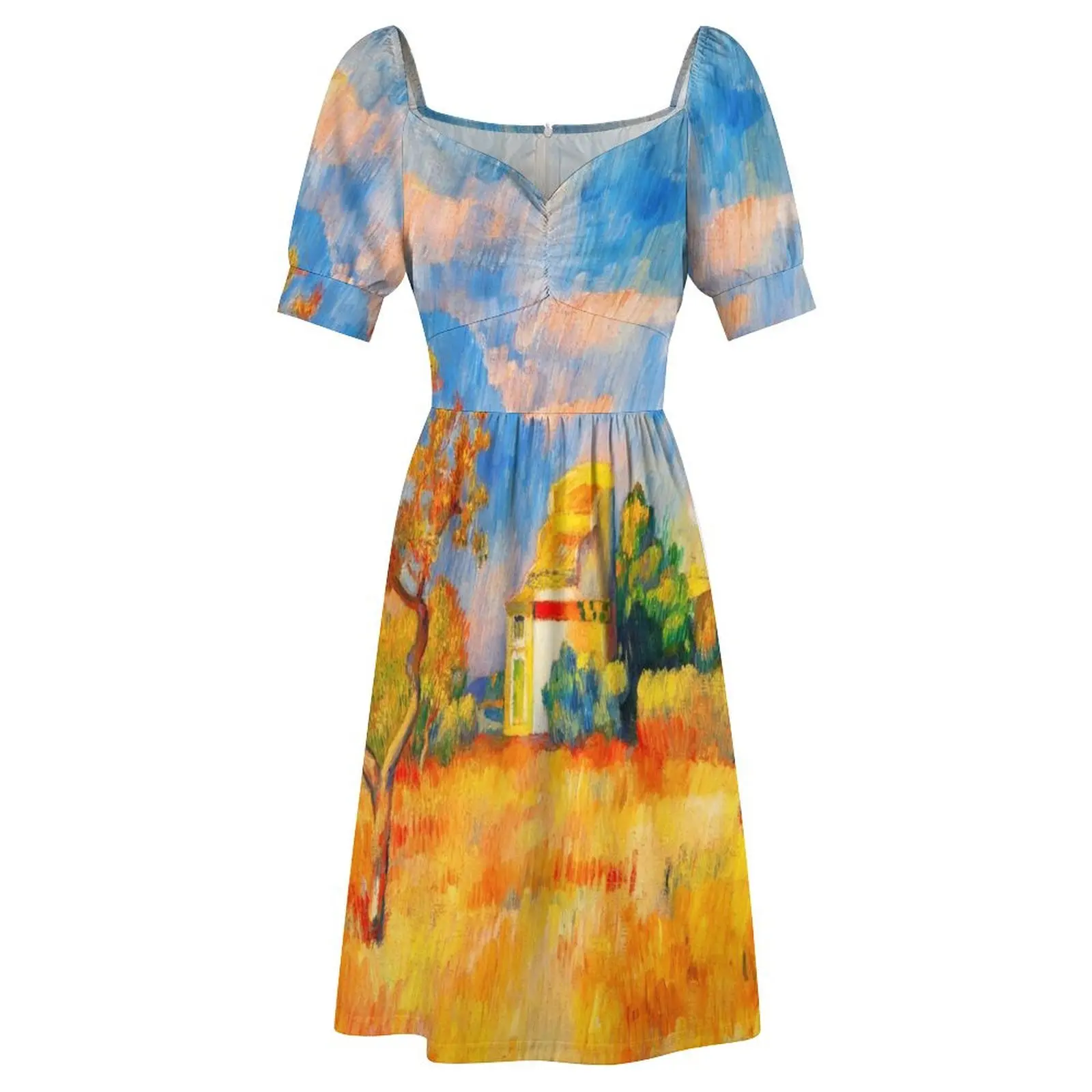 Платье Pierre-Auguste Renoir HD - Dovecote at Bellevue 1888–1889 полиэстер