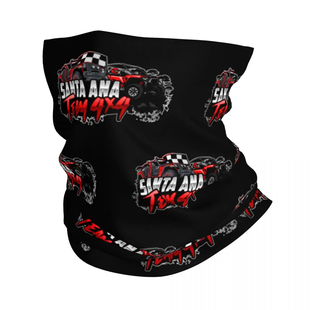 

SANTA ANA Team Bandana Neck Gaiter Printed Face Scarf Multi-use Balaclava Running for Men Women Adult All Season