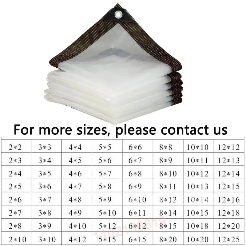 0 18 мм для защиты от воды прозрачный encerado gazebookoa gantola janela toldo jardim à prova de vento plantas lona