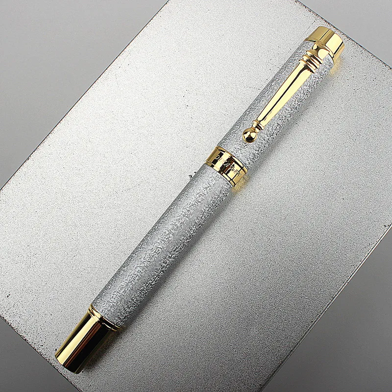 

New 8037 Luxury Metal Fountain Pen High Quality Metal Inking Pens for Office Supplies School Supplies