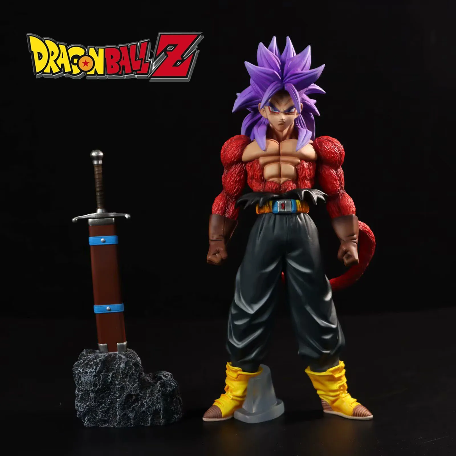 

Экшн-фигурка Dragon Ball Z Trunks из аниме, ПВХ, Gk Super Saiyan 4, статуэтка, Коллекционная модель, игрушки для детей, подарок