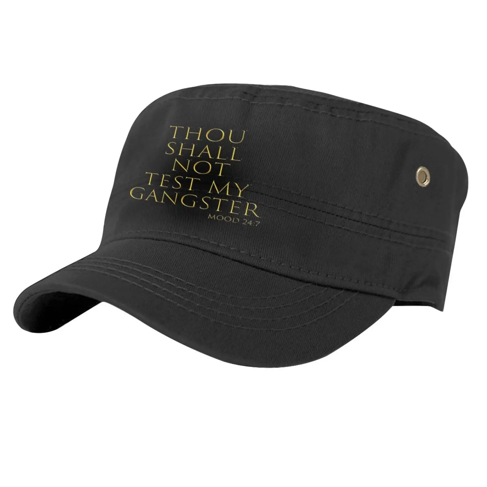 

Thou Shall Not Test My Gangster Caps For Men Cap Male Ladies Hat Summer Hat Balaclava Satin Cap Summer Hat Cowgirl Cowboy Hats