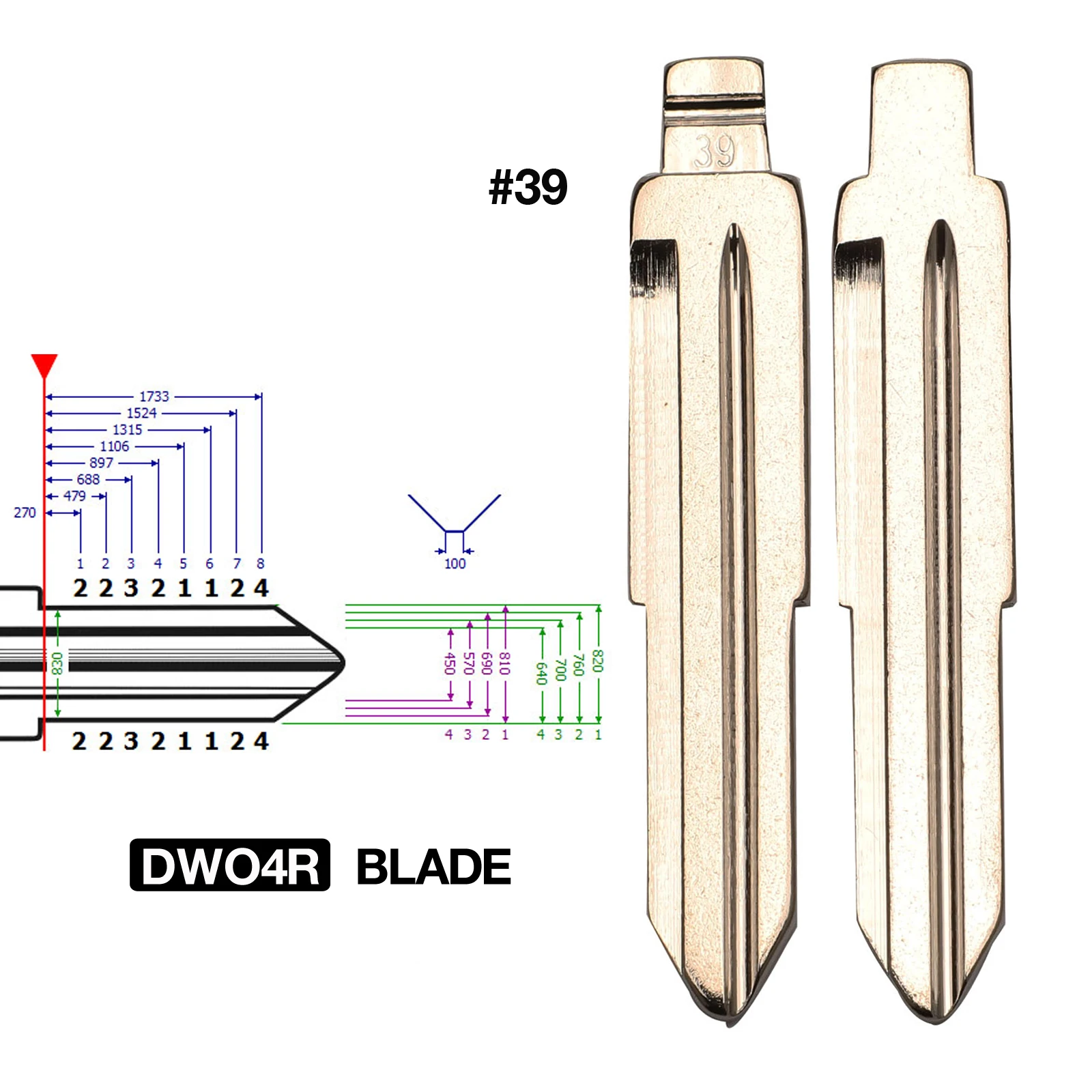 

Jingyuqin флип-автомобильный дистанционный ключ DWO4R DWO4 HU46 YM28 лезвие для Opel Chevrolet Lefeng New Sail Epica Buick Excelle брелок замена