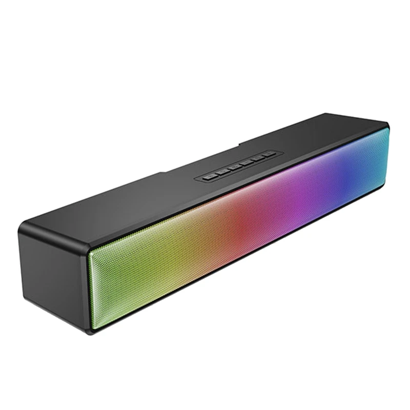 

Bluetooth Speaker Colorful Light Computer TV Mobile Phone Universal Dual Speaker Card FM Multi-Function Bluetooth Audio