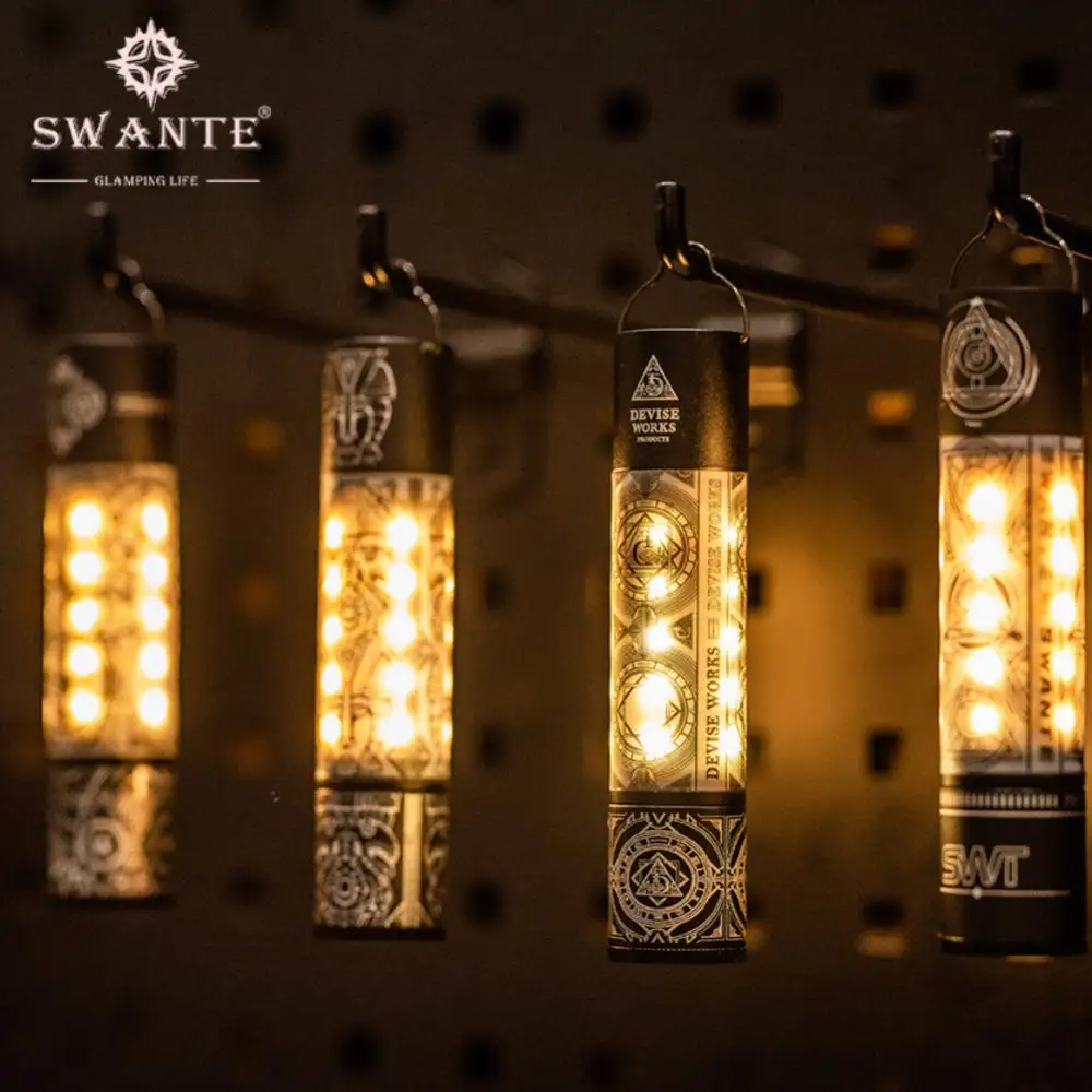 

Swante Custom Set Multi-functional Camping Light Multi-functional Outdoor Flashlight Camp Light Atmosphere Light Lantern LED